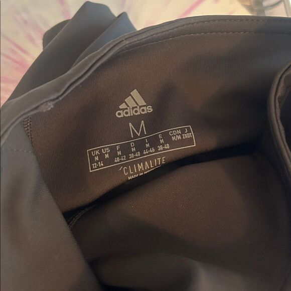 Women’s Adidas Leggings Dark Green Grey Size M - Picture 5 of 5